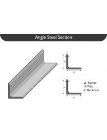 40x40x4.0mm /L-profil / Л-профил / VINKLA  /1000mm